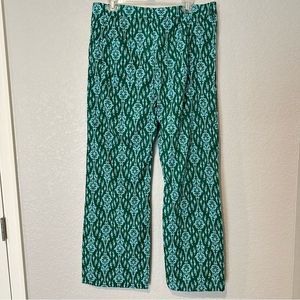 Zara Patterned Wide-Leg Pants