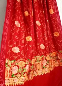 Kashmiri Embroidery Shawl For Winter
