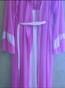 Satin Nighty With Jacket