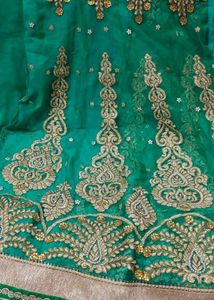 Green Lehenga Mehendi/Muslim Bridal With Blouse