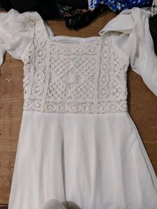 Vintage Crochet Lace Dress
