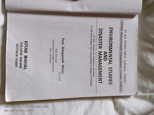 EVS and E. V 1st Semester Bsc Books