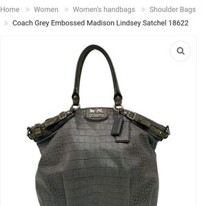 Coach Madison Lindsay Satchel ( Authentic)