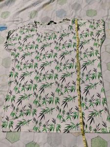 Leaf Print Casual T-Shirt