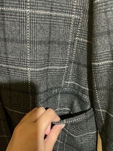 Grey Check Blazer