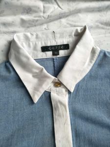 Blue Slim-fit Formal Shirt