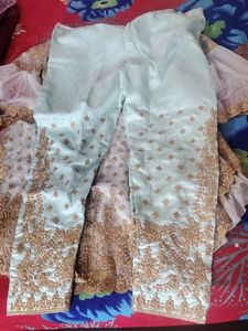 HEAVY NET PAKISTANI EMBROIDERY DRESS