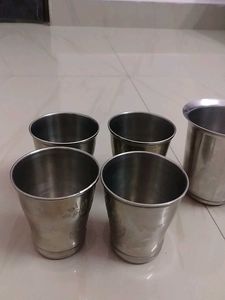 Steel Water Glasses,Small,&amp;Big