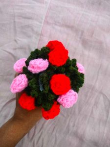 Cute Crochet bouquet coaster ✨🤌