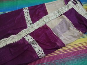 Elegant Maroon Saree