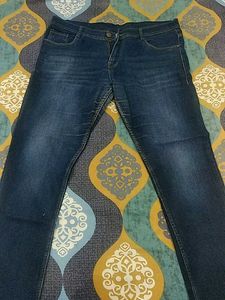 Dark Blue Denim Jeans