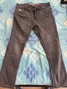 Hoffmen Stylish Gray Denim Jeans
