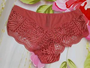 (562)Floral Lace Cheeky Panties