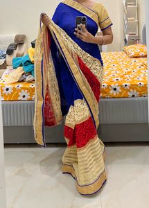 Blue Elegant Saree