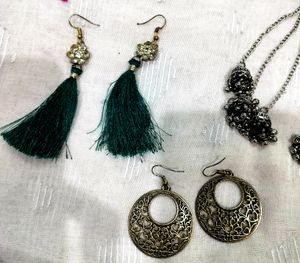 Earings, neckless