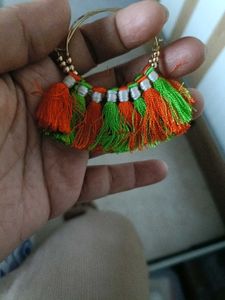 Tri Color Chandbali