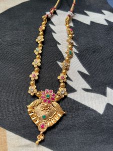 Ethnic Gold-Tone Necklace Set