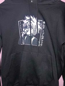 Black Graphic Hoodie.
