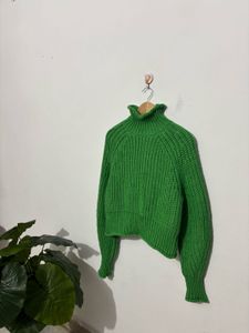 Green H&amp;M Knit Pullover