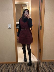 Corduroy Mini Dress