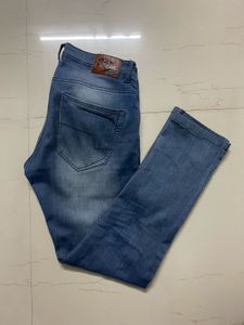Peter England Blue Denim Jeans