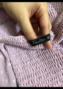 Lavender Smock Top