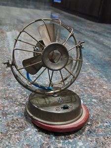 Vintage Brass Desk Fan