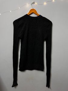 Zara Grey Full Sleeve Top