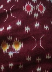 Maroon Patterned Fabric