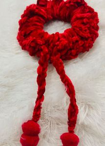 Combo Of Hairband And Scrunchie (HANDMADE)