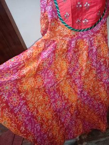 Xxl Branded Bandhani Print Kurta