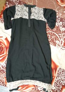 Elegant Black Kurta