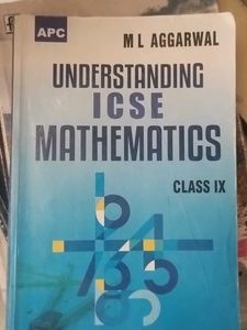 Ml Agarwal Maths Class 9
