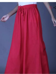 Pink Solid Rayon Palazzo
