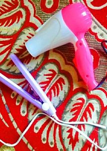 Mini Hair Dryer &amp; Straightner