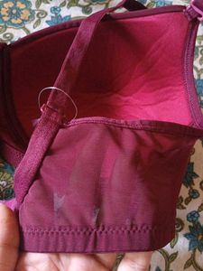 Burgundy Bra