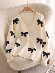 Pinterest Bow Knitted Sweater