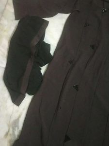 Elegant Brown Abaya