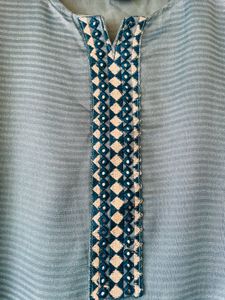 Sea Green Kurti For Women
