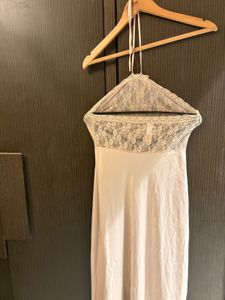 Beautiful Lace Trim Maxi Dress