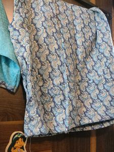 Elegant Blue winter Kurta Set