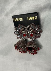 brand new Peacock Jhumka Earrings
