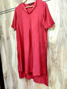 Rust Colour Rayon Kurti Size-36-38