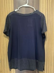 Elegant Navy Blue Top