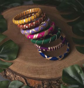 Colorful Handmade Bangles Set