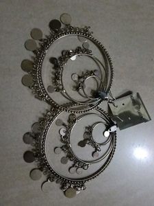 Silver Boho Dangle Earrings