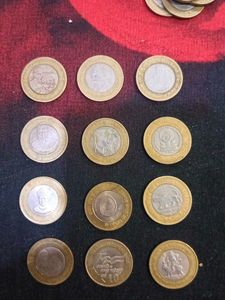 Collectible 10 Rupee Coins - Set of 12