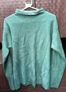 Aesthetic Sage Green Sweater