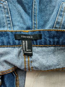 Forever 21 Blue Ripped Short ( Women)