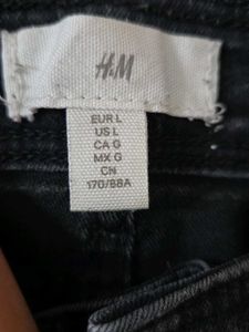 H&amp;M Stylish High Ankle Black Jegging